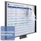 Quartet Boards, Magnetic Dry Erase, Fiberboard Frame, White/Clear 72982 - alternate 14